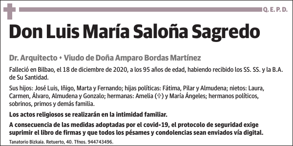 Luis María Saloña Sagredo