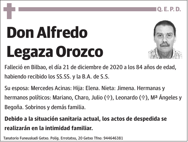 Alfredo Legaza Orozco