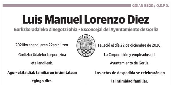 Luis Manuel Lorenzo Diez