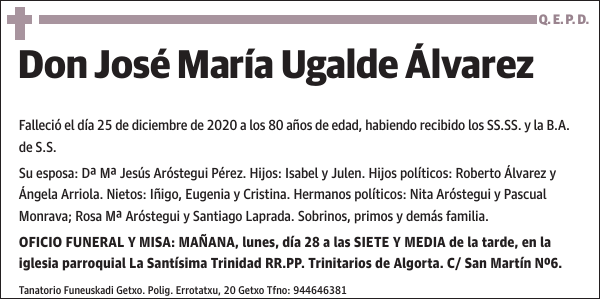 José María Ugalde Álvarez