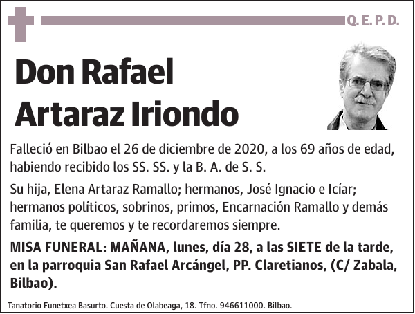 Rafael Artaraz Iriondo