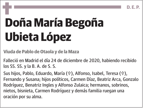 María Begoña Ubieta López