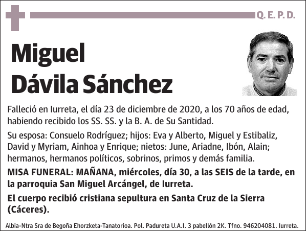 Miguel Dávila Sánchez