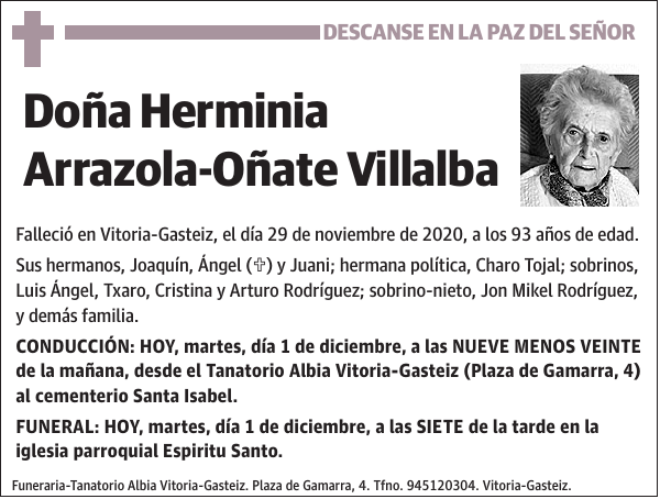 Herminia Arrazola-Oñate Villalba