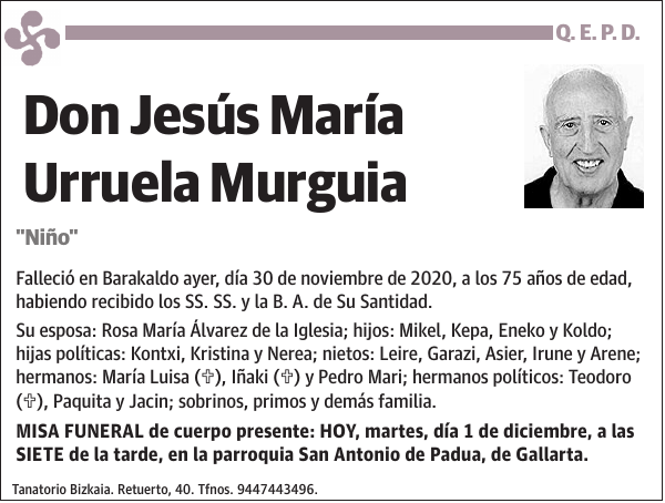 Jesús María Urruela Murguia