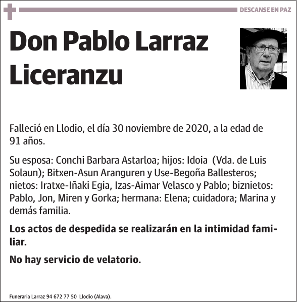 Pablo Larraz Liceranzu