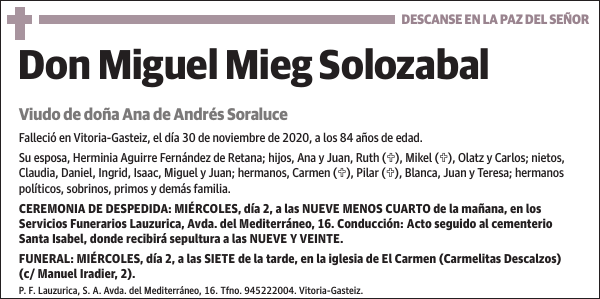 Miguel Mieg Solozabal