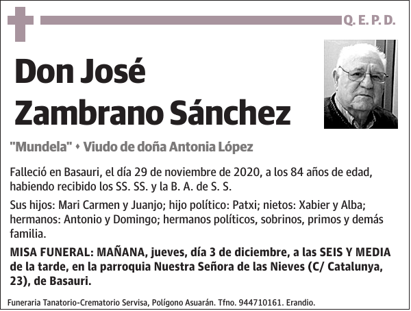 José Zambrano Sánchez