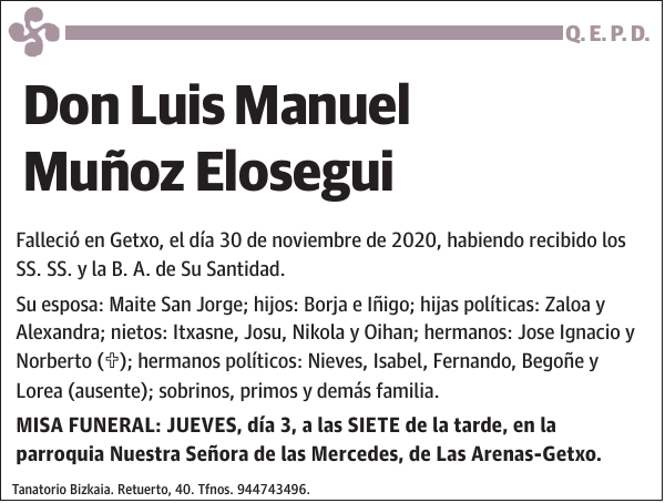 Luis Manuel Muñoz Elosegui