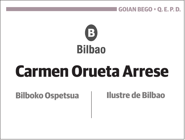 Carmen Orueta Arrese