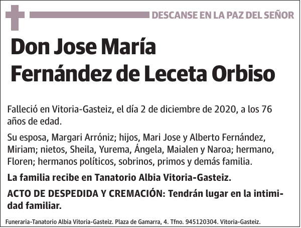 Jose María Fernández de Leceta Orbiso