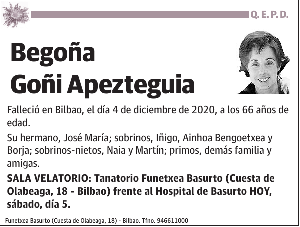 Begoña Goñi Apezteguia