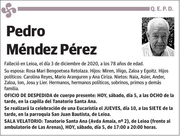 Pedro Méndez Pérez