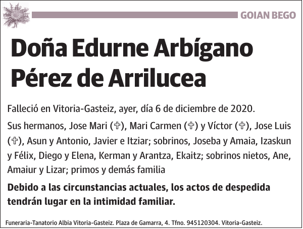 Edurne Arbígano Pérez de Arrilucea