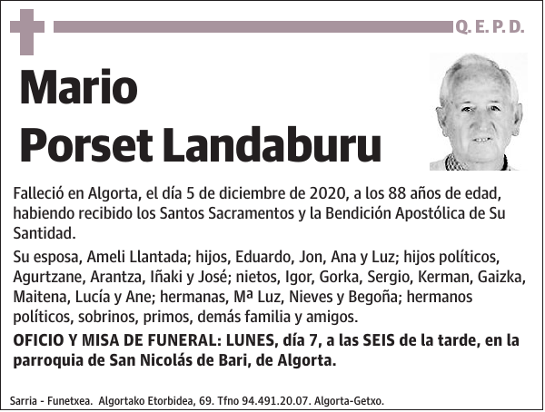 Mario Porset Landaburu