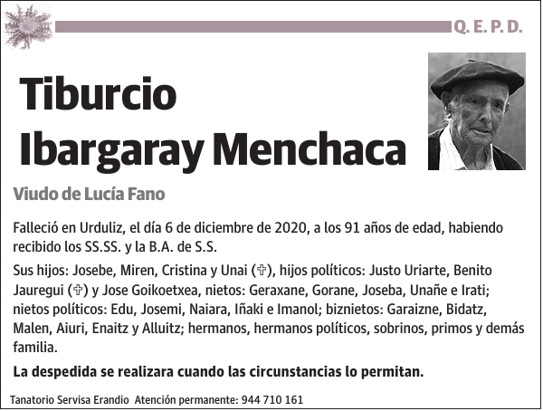 Tiburcio Ibargaray Menchaca