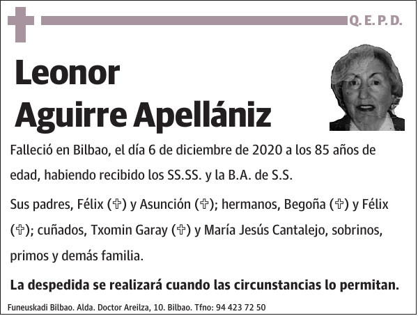 Leonor Aguirre Apellániz