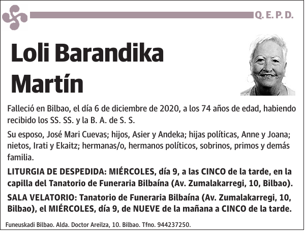 Loli Barandika Martín