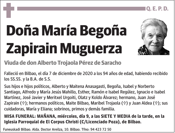 María Begoña Zapirain Muguerza