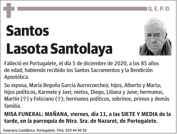 Santos Lasota Santolaya