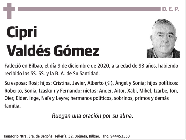 Cipri Valdés Gómez