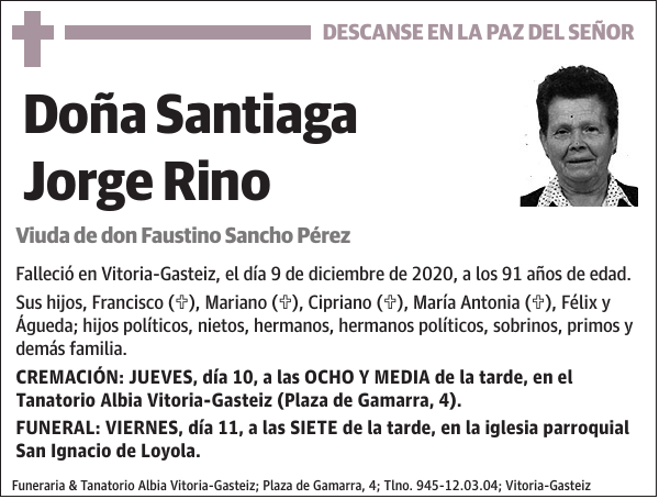 Santiaga Jorge Rino