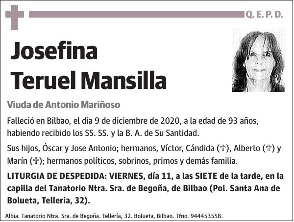 Josefina Teruel Mansilla