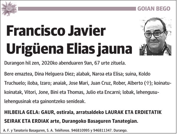 Francisco Javier Urigüena Elias