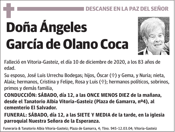 Ángeles García de Olano Coca