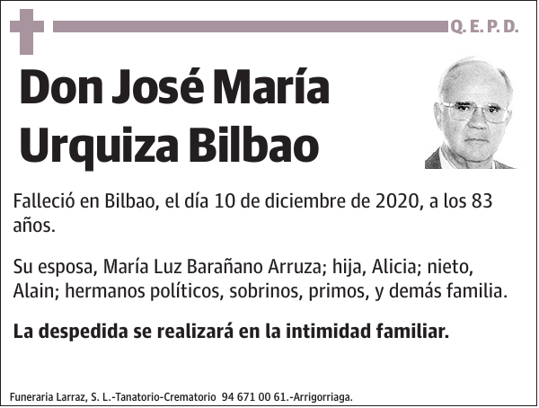 José María Urquiza Bilbao