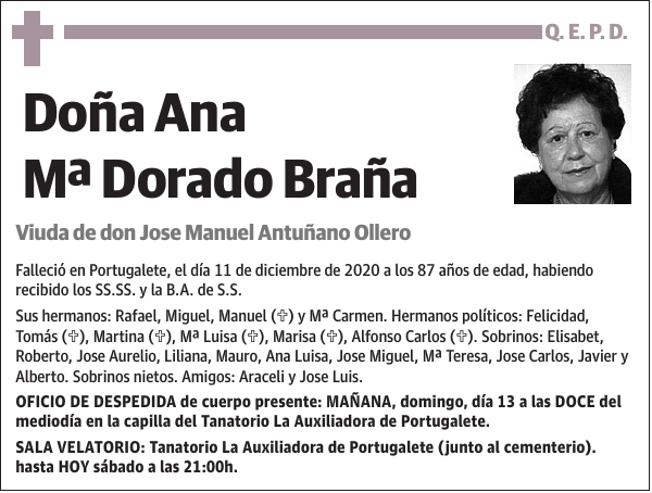 Ana Mª Dorado Braña