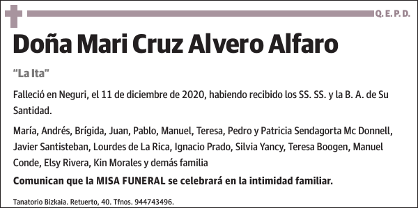 Mari Cruz Alvero Alfaro