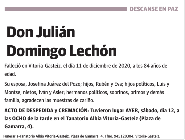 Julián Domingo Lechón