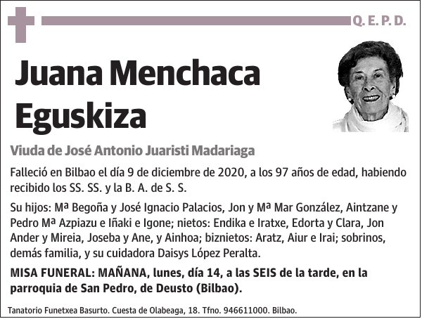 Juana Menchaca Eguskiza