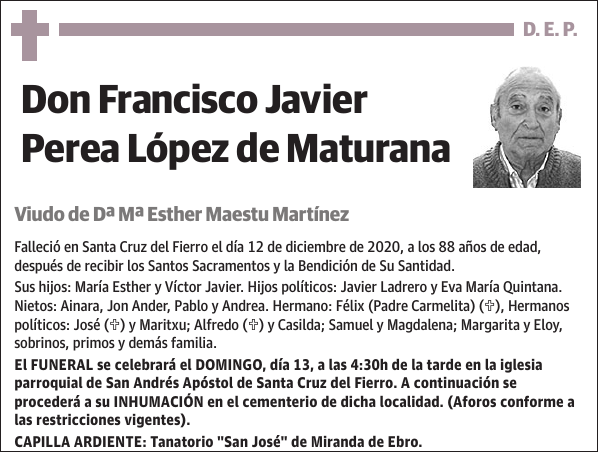 Francisco Javier Perea López de Maturana