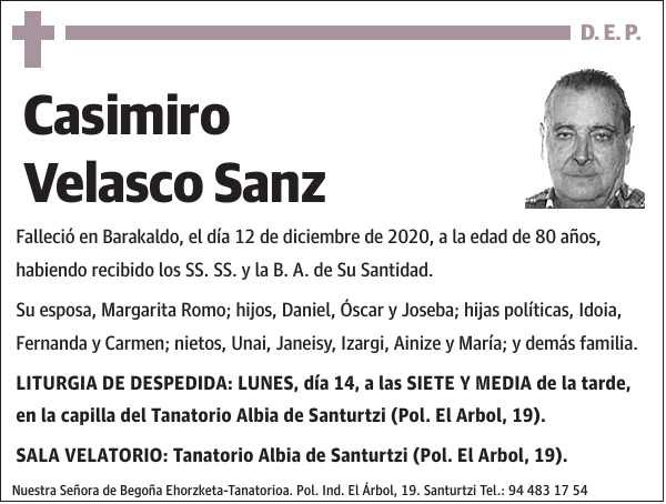 Casimiro Velasco Sanz