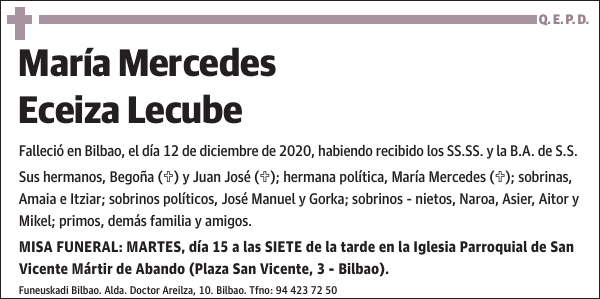 María Mercedes Eceiza Lecube