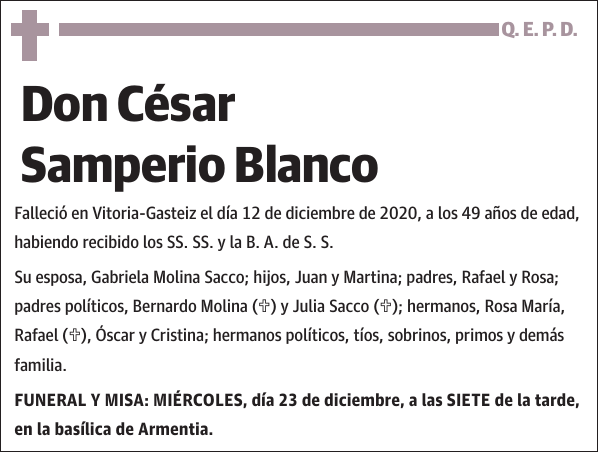 César Samperio Blanco