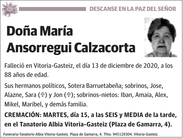 María Ansorregui Calzacorta