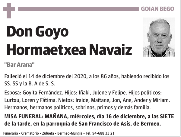 Goyo Hormaetxea Navaiz