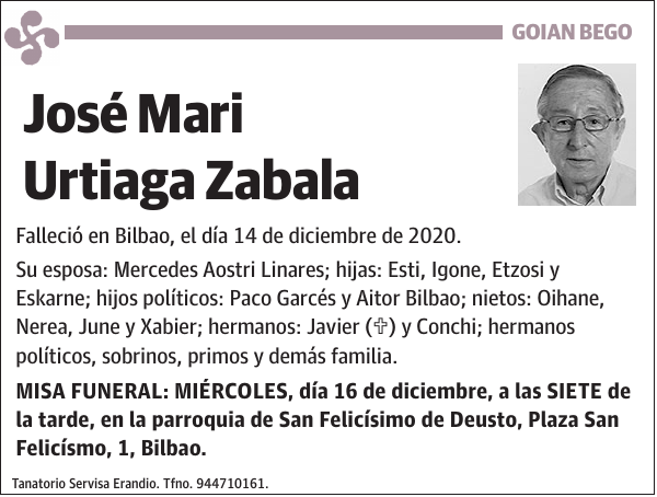 José Mari Urtiaga Zabala