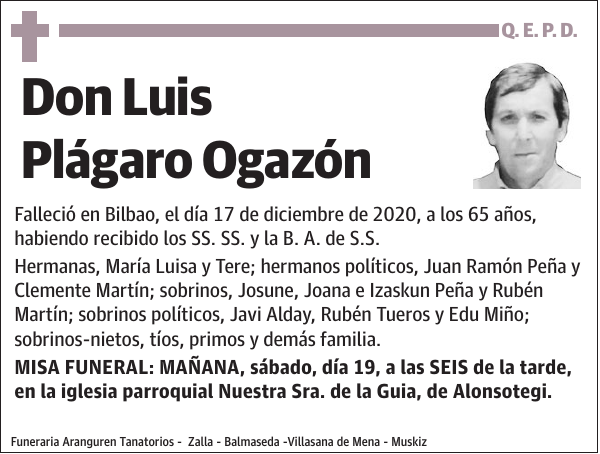 Luis Plágaro Ogazón