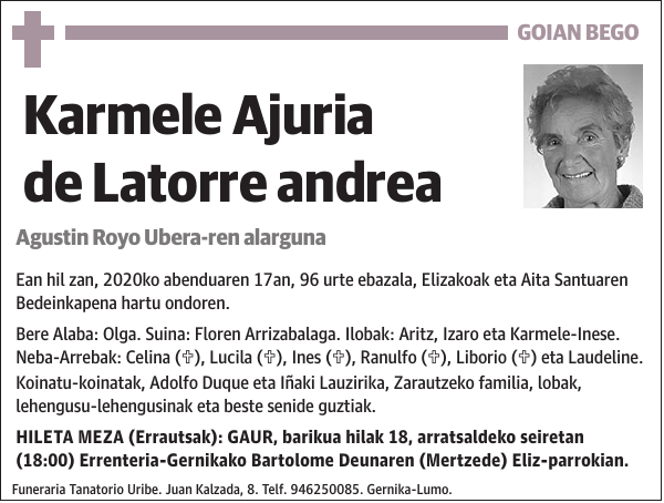 Karmele Ajuria de Latorre