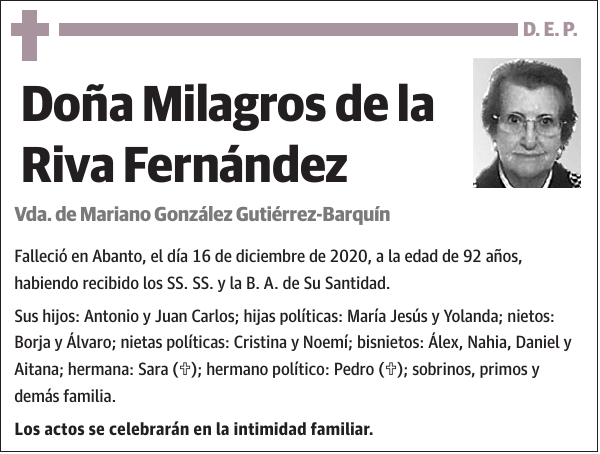 Milagros de la Riva Fernández