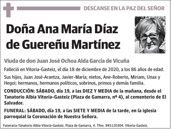 Ana María Díaz de Guereñu Martínez