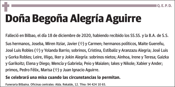 Begoña Alegría Aguirre