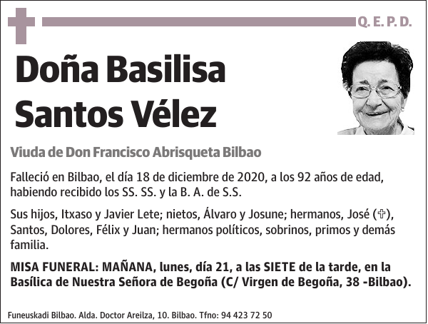 Basilisa Santos Vélez