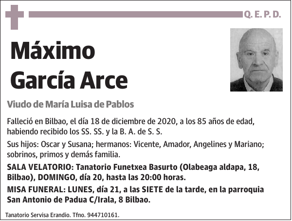 Máximo García Arce