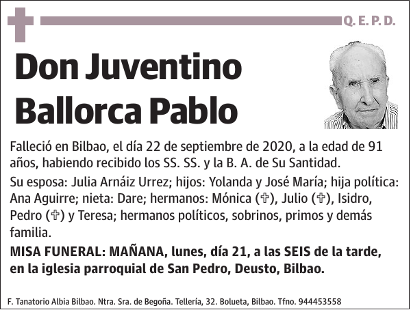 Juventino Ballorca Pablo