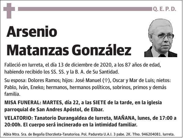 Arsenio Matanzas González